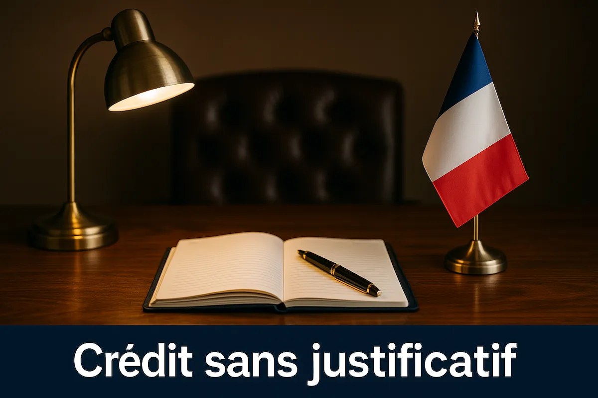 Crédit sans justificatif en 2025