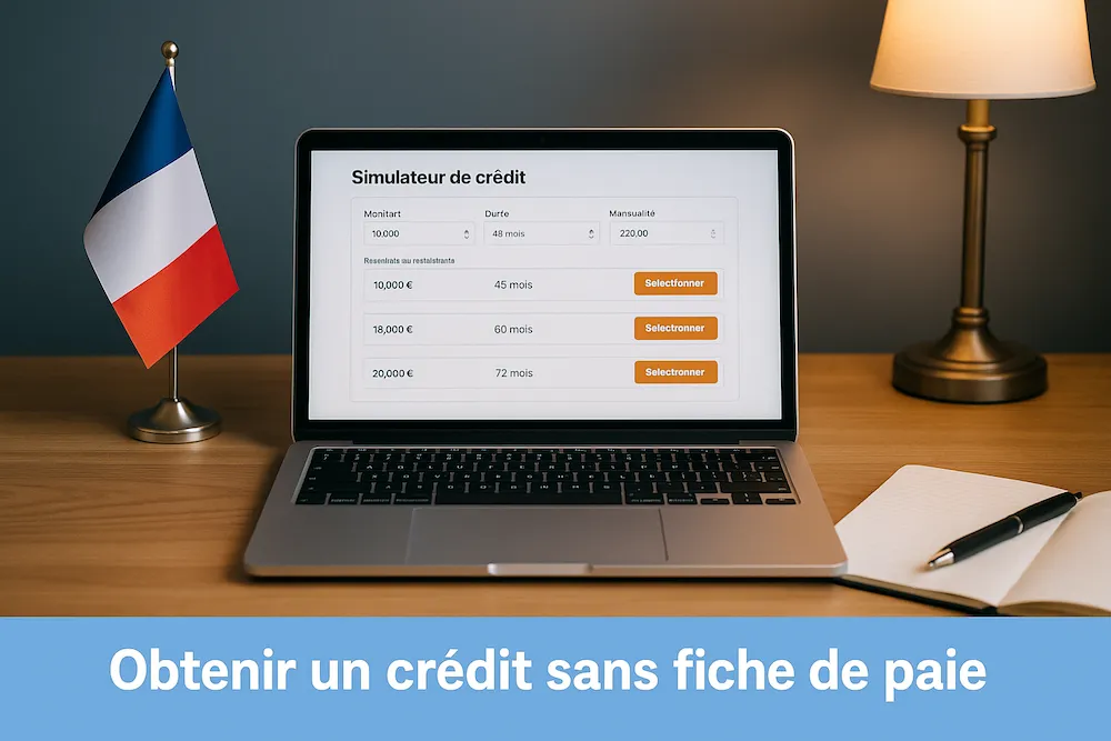 Obtenir un crédit sans fiche de paie