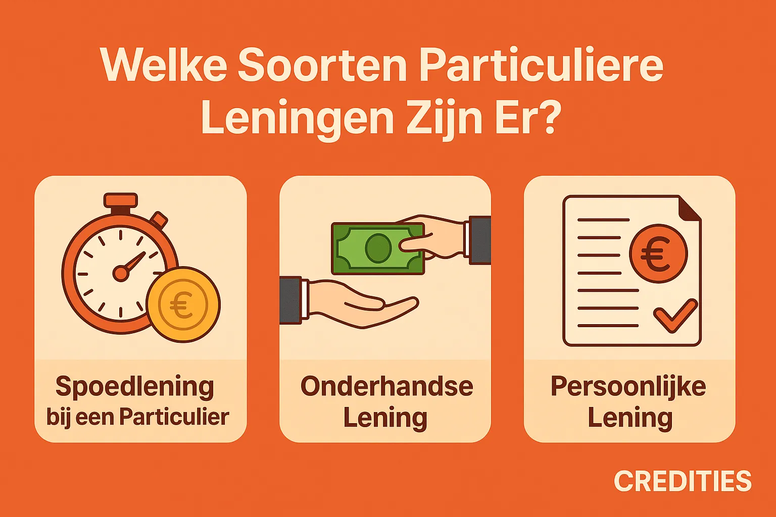 Welke Soorten Particuliere Leningen Zijn Er?