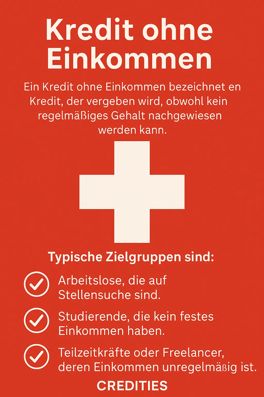 Kredit ohne Einkommen